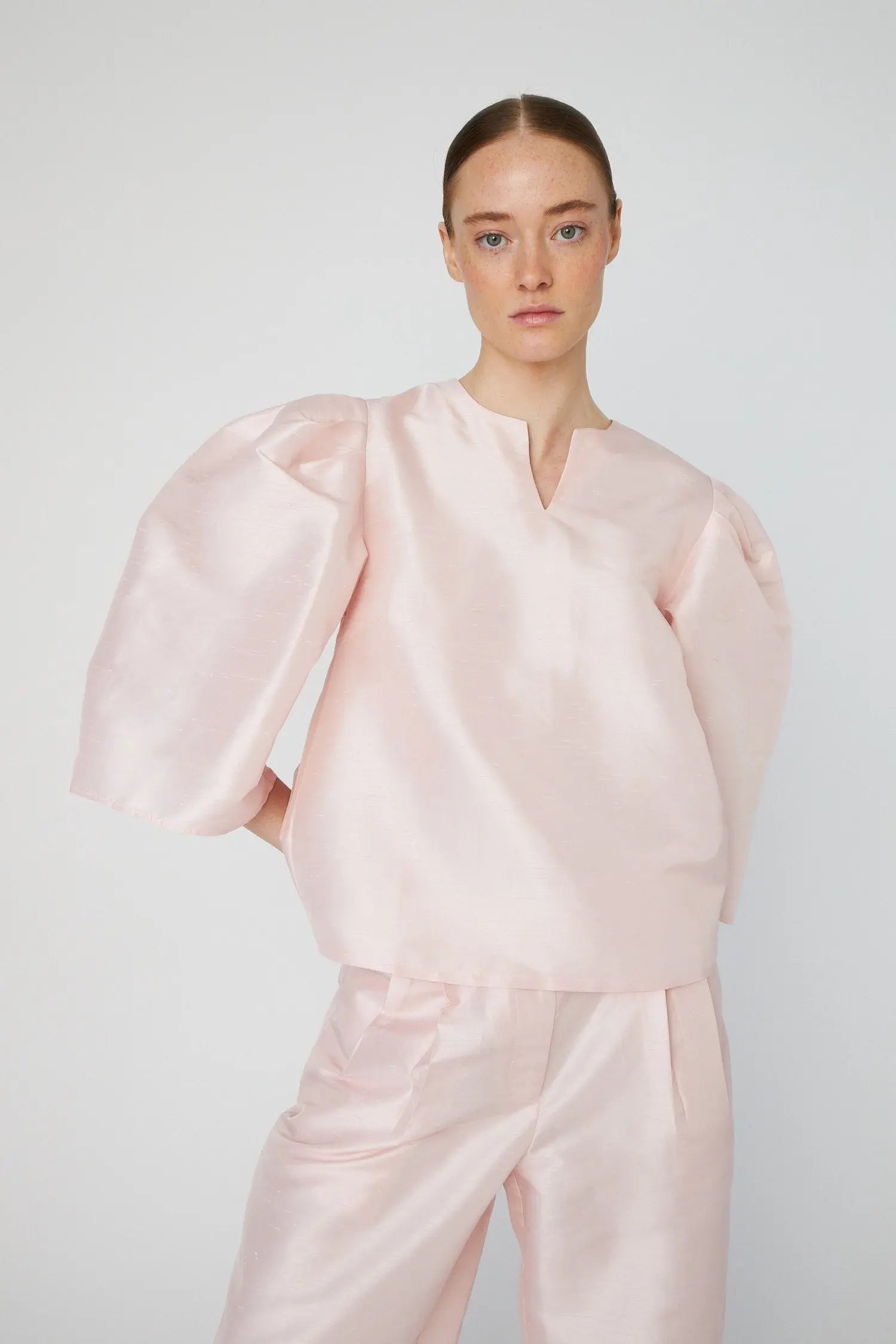 Stella Nova Crisp Blouse Blouse 558 Pale Pink