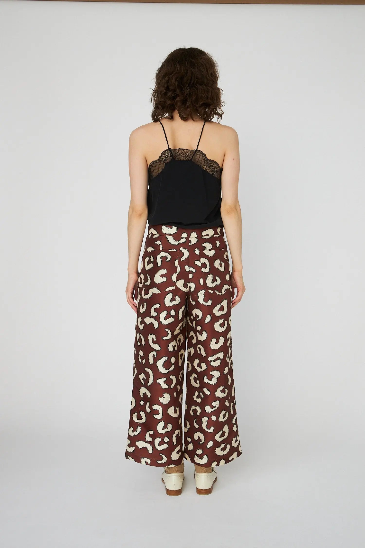 Stella Nova Cropped Low-Waist Pants Pants 081 Leopard