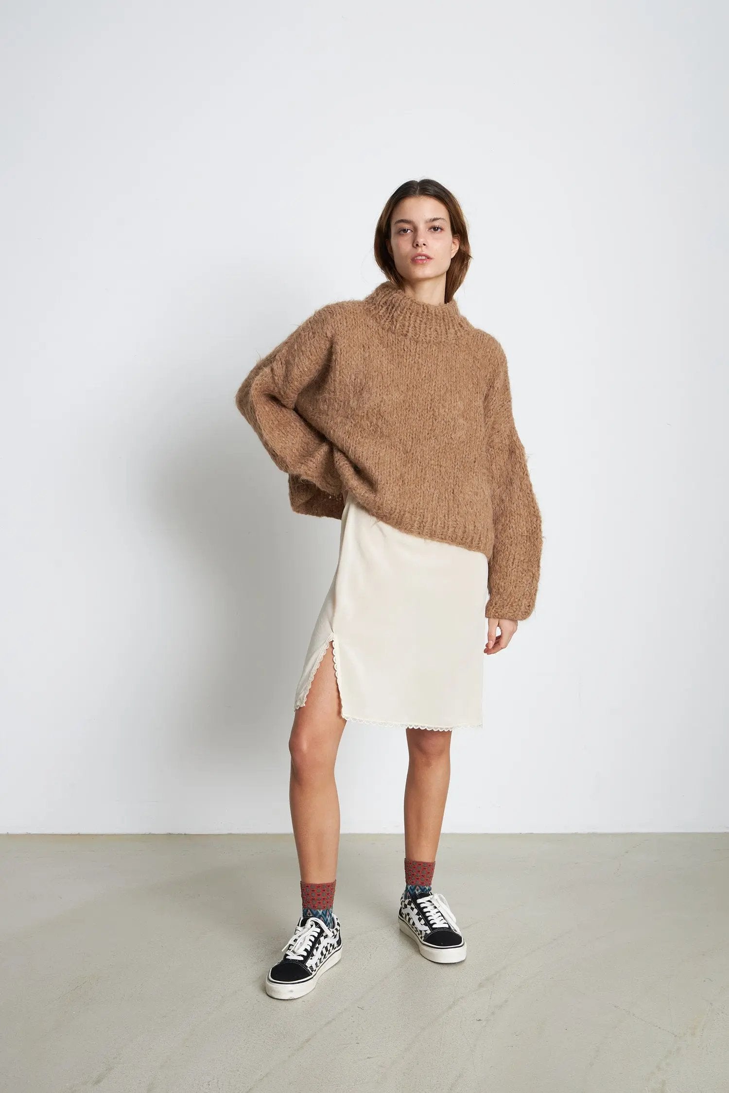 Stella Nova Handcrafted sweater from Peru Sweater 178 Warm Nature