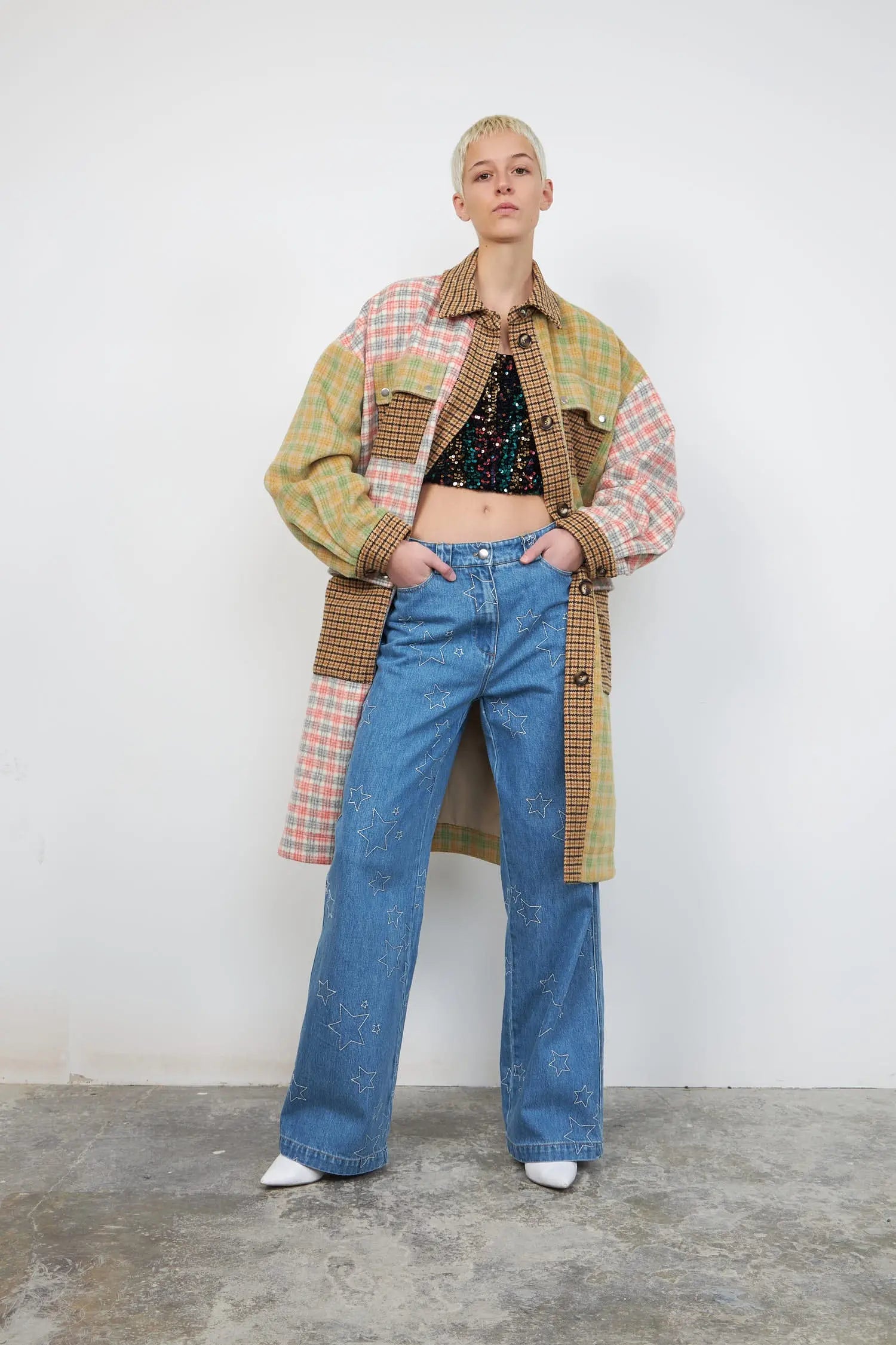 Stella Nova Kendra Frakke Coat 656 Lovely Mix