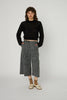 Salt and Pepper Cropped Low-Waist Pants - Flintstone