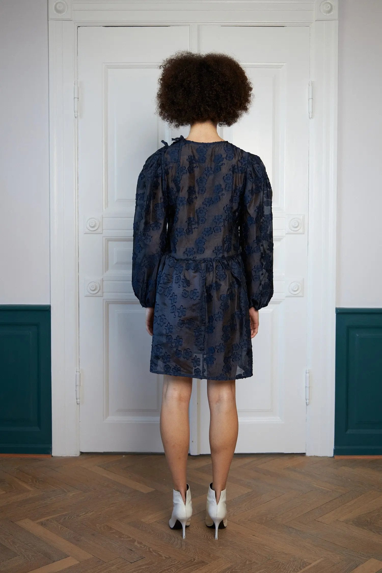 Stella Nova Semi transparent mini dress Dress 395 Navy