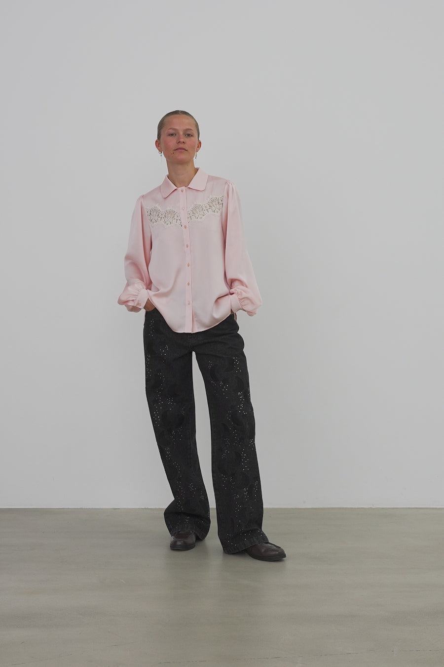 Stella Nova Delicate Lace Shirt Shirt 150 Kiss Rose