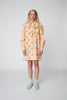 Big Dot Dress with Bow Tie - Creme/Red Dots