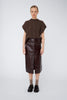 Kabelstrikket vest - Brown