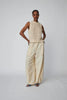 Cotton Stitch Vest - Creme
