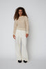 Cotton Stitch Sweater - Creme