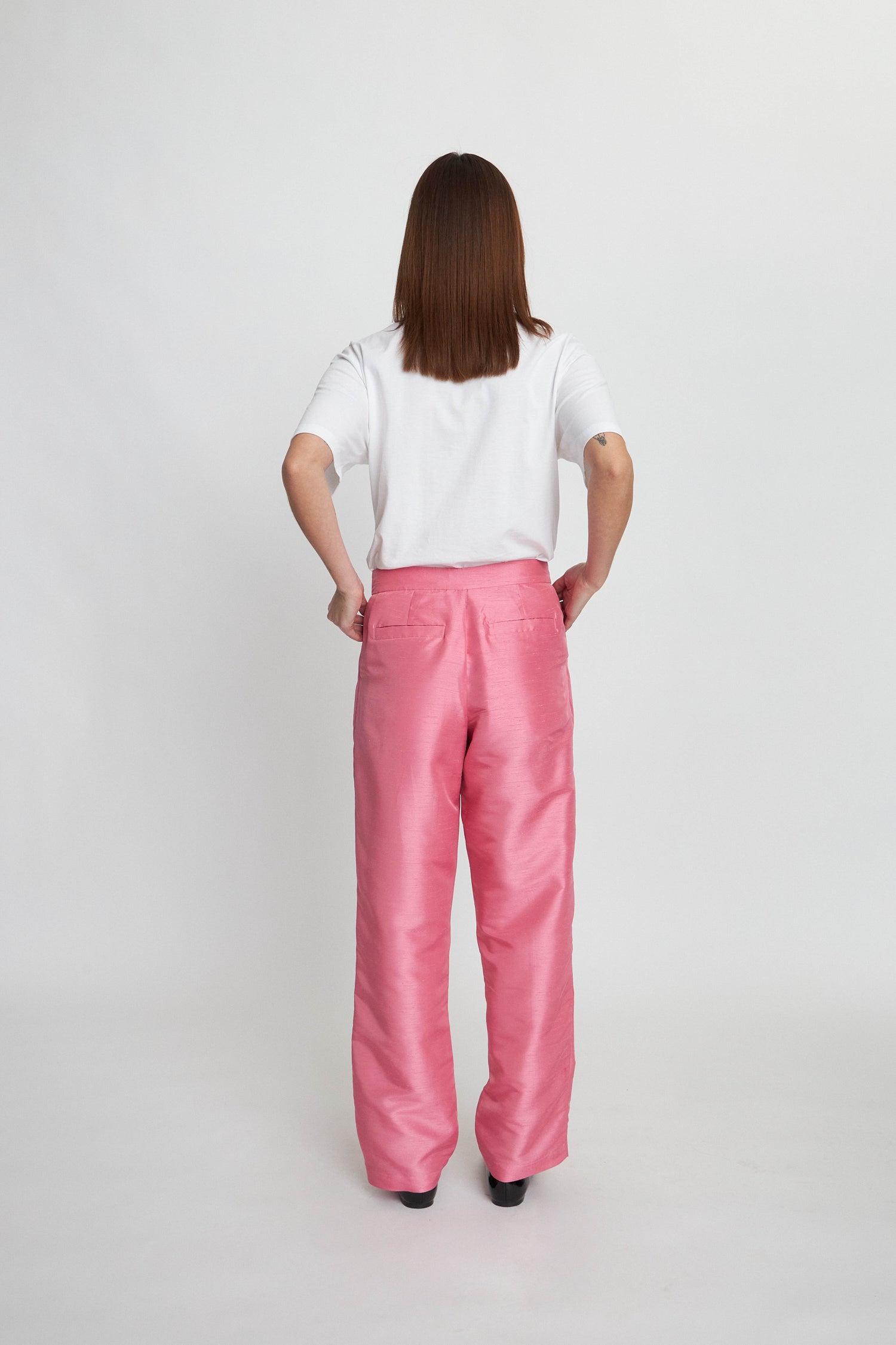 Stella Nova Crispy pleated pant Pants 465 Pink