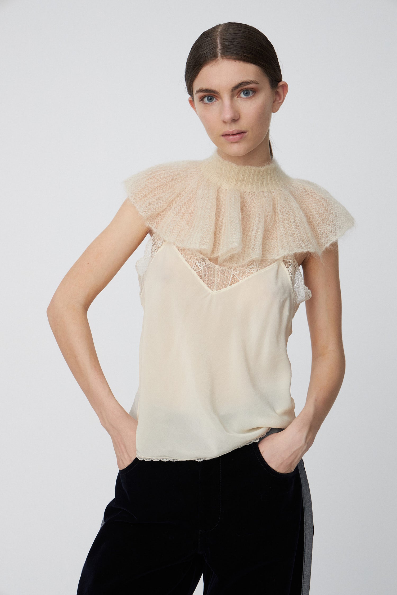 Stella Nova Delicate Knitted Sweater Sweater 029 Creme