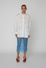 Broderi Anglaise Oversized Skjorte - Off White
