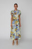 Flowered Cotton Midi Dress - Wild Flowers