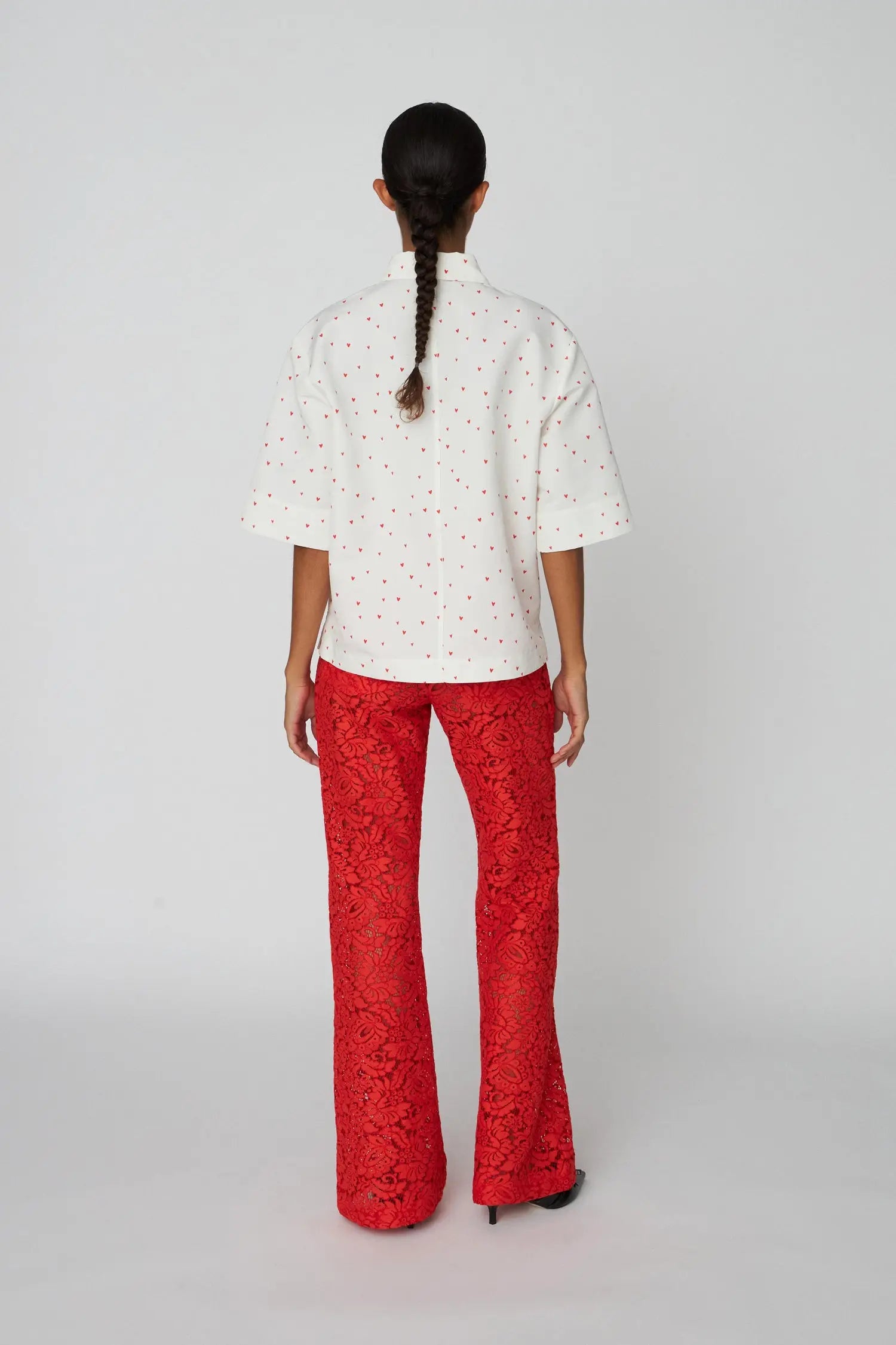 Stella Nova Heart Printed Shirt Shirt 371 Hearts