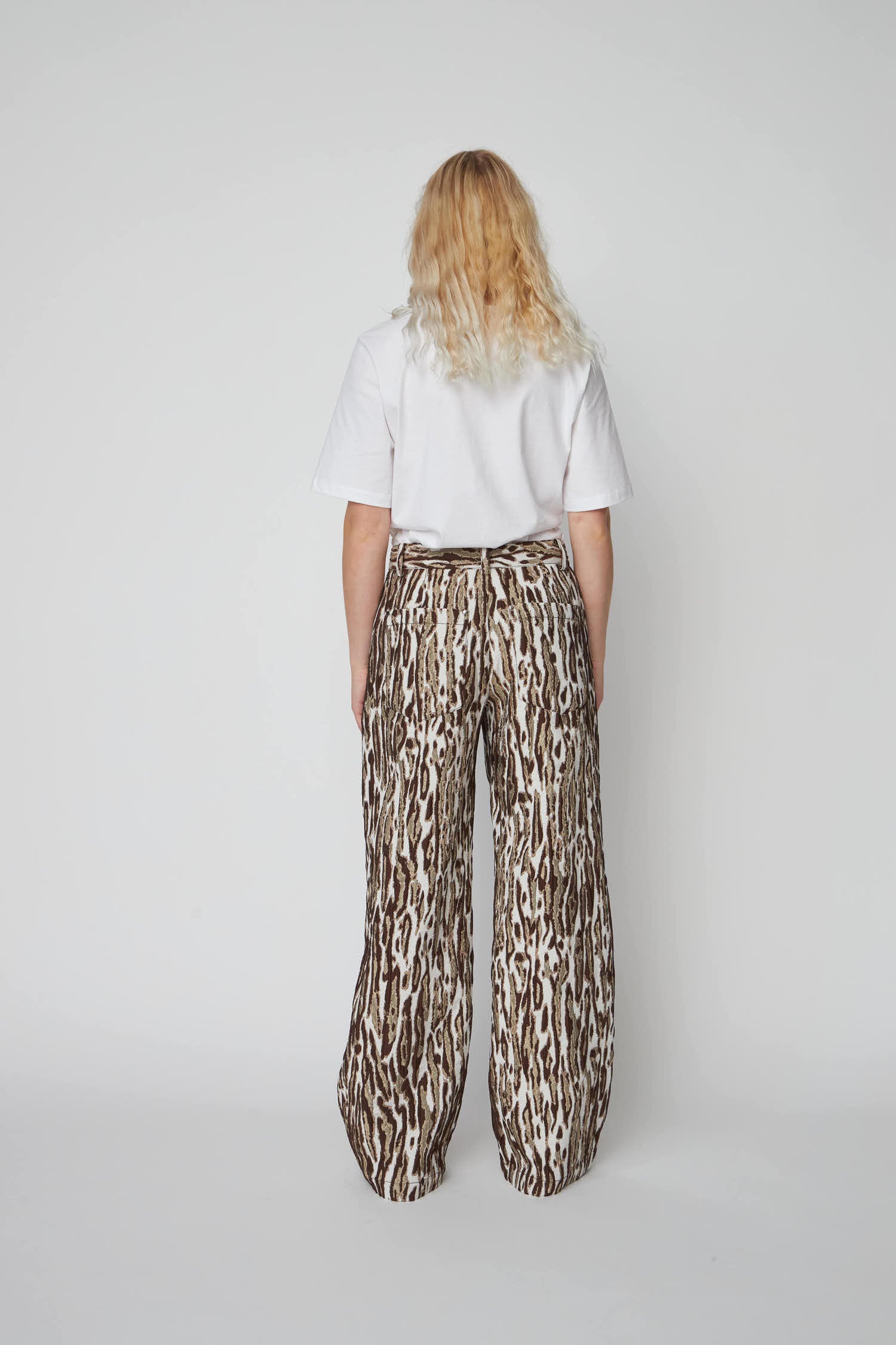 Stella Nova Leopard Jacquard Pants Pants 081 Leopard