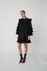 Light Weight Mini Frill Dress - Black