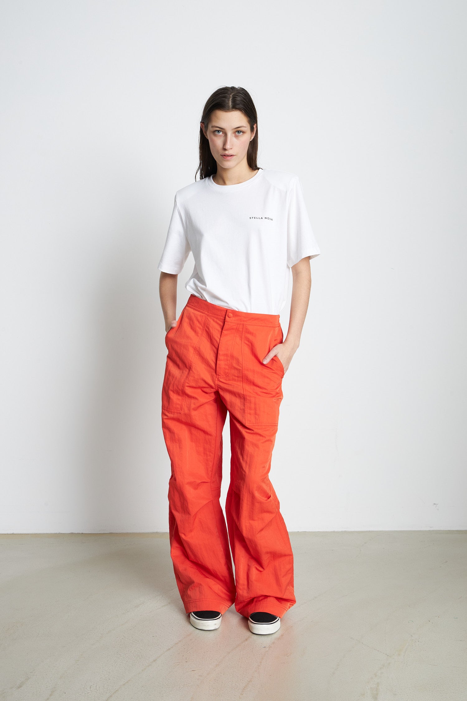 Stella Nova Loose fit Cargo Pants Pants 466 Orange Red