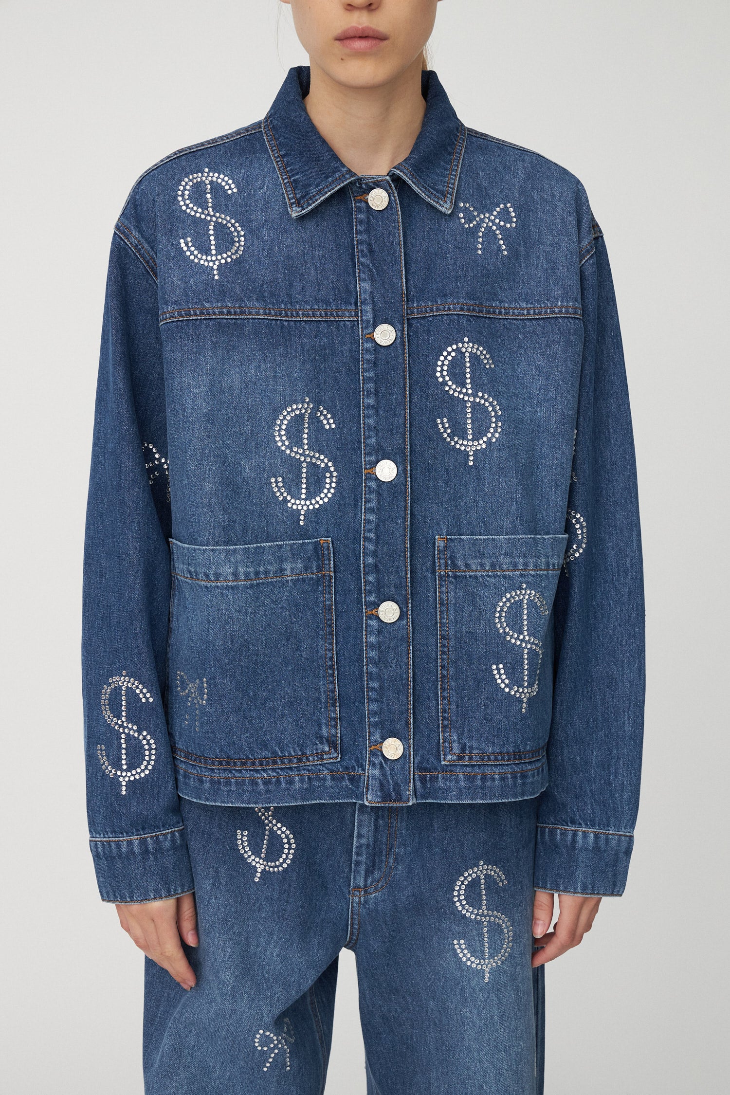 Stella Nova Million Dollar Baby Shirt Shirt 415 Washed Denim Blue