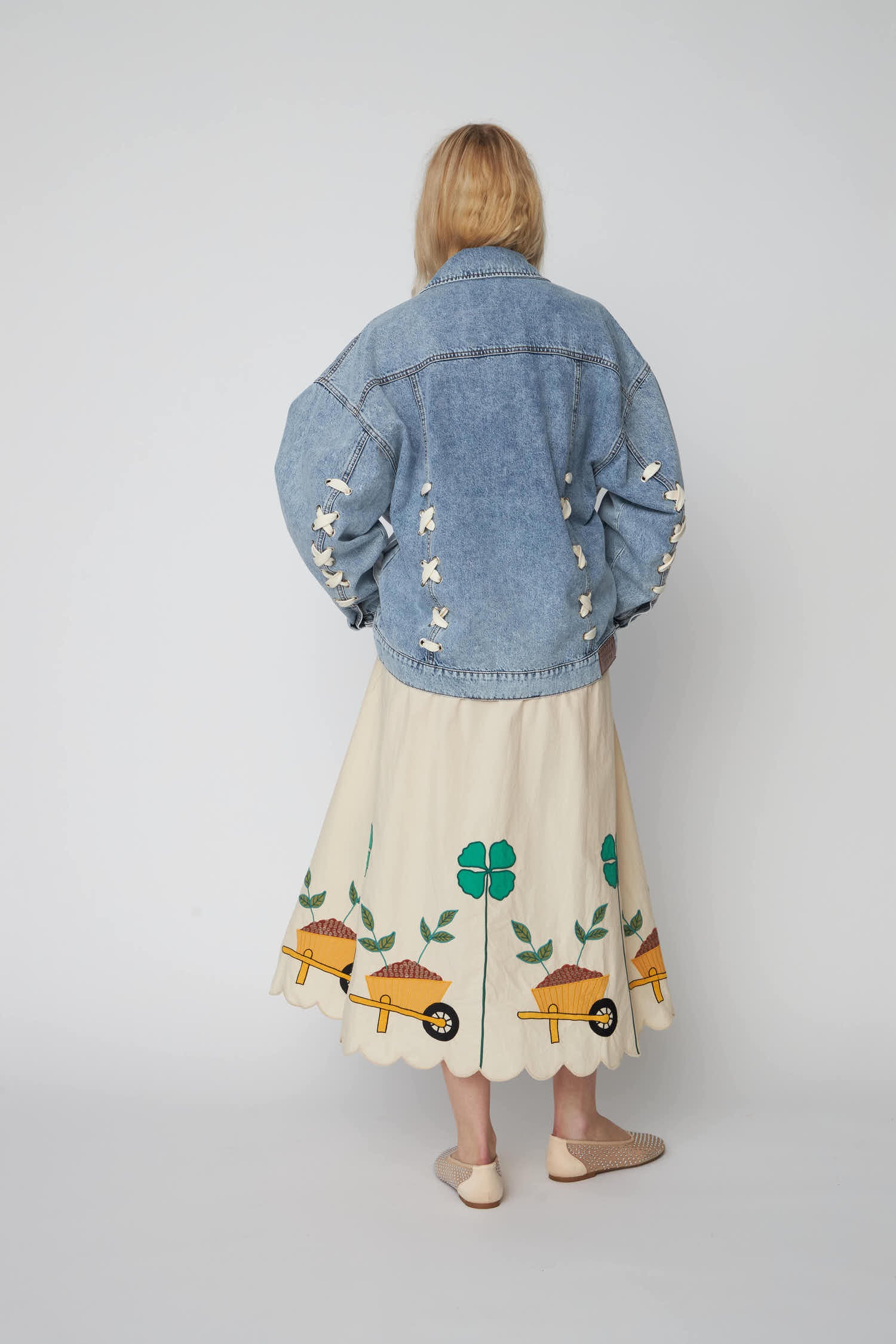 Stella Nova Moon Washed Denim Jacket Jacket 076 Denim Moon Wash