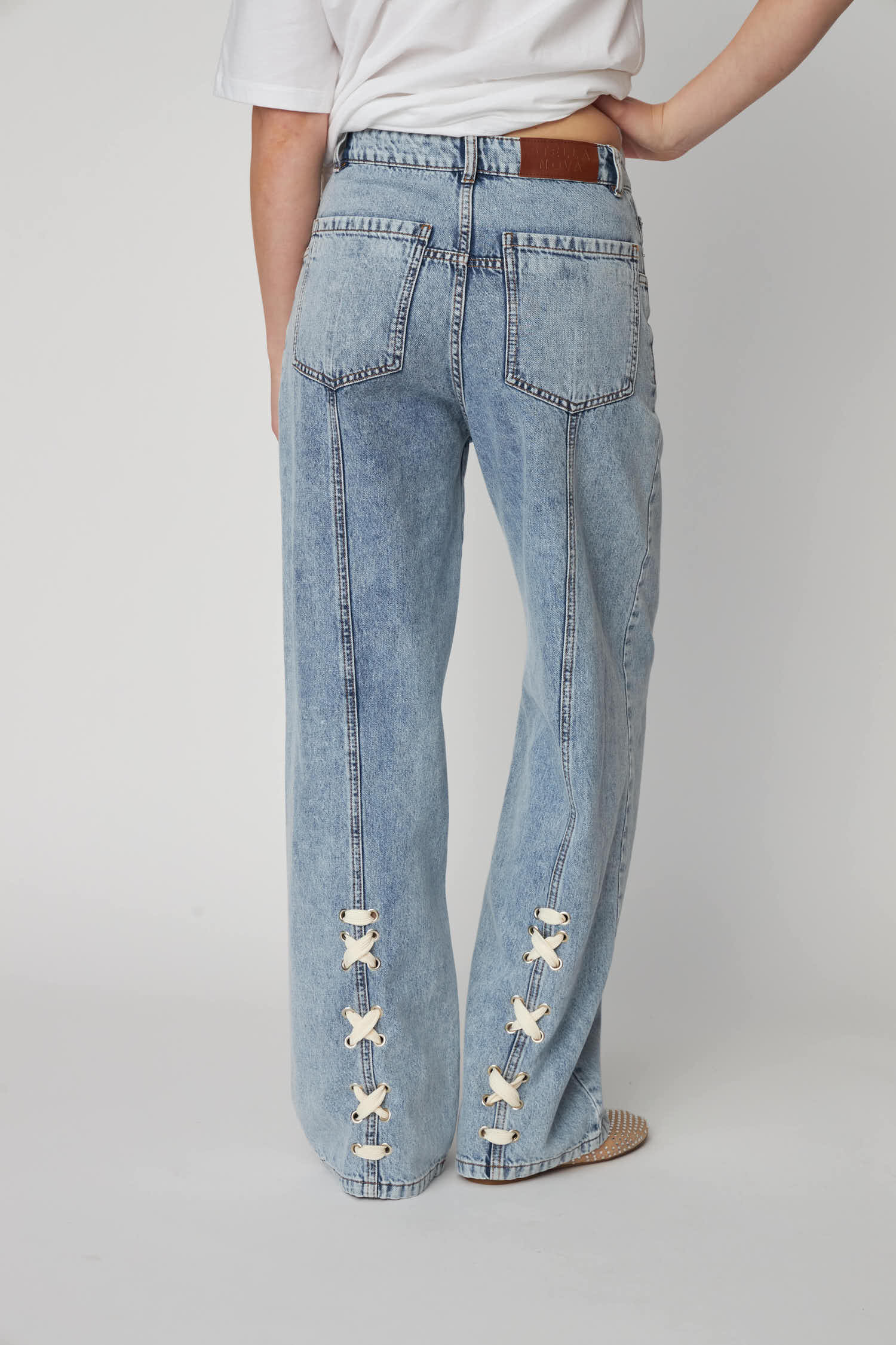 Stella Nova Moon Washed Denim Pants Pants 076 Denim Moon Wash