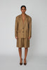 Pin Striped Blazer - Khaki