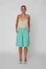 Nålestribet Shorts - Bright Mint