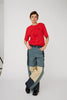 STELLA NOVA Printed T-Shirt - Flame Red