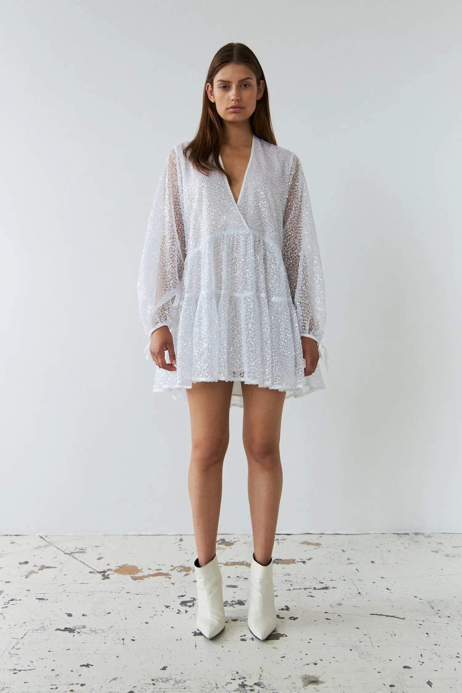 Stella Nova Sequins mini dress Dress 187 Mother of Pearl