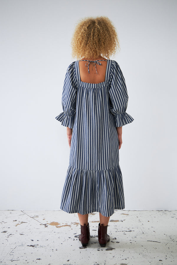 Stella Nova Striped midi dress Dress 313 Blue Stripes