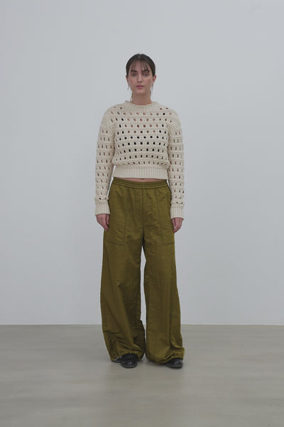 Stella Nova Workwear Oversized Pants Pants 207 Olive