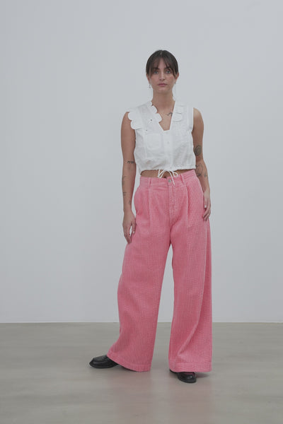 Stella Nova Corduroy Long Pants Pants 567 Amazing Pink